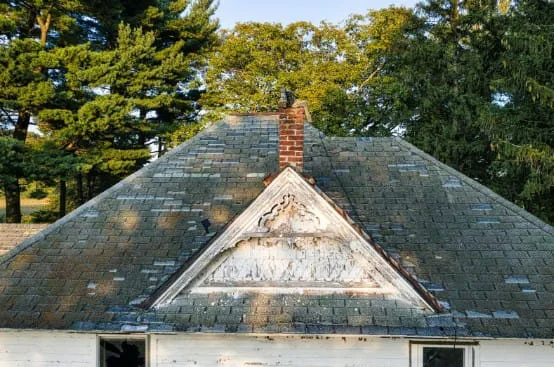 Missing Shingles on Roof